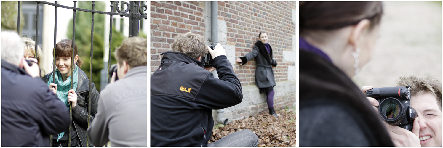 Outdoor-Tag beim Portrait-Kurs. Diesmal sogar inklusive Wetter :-)