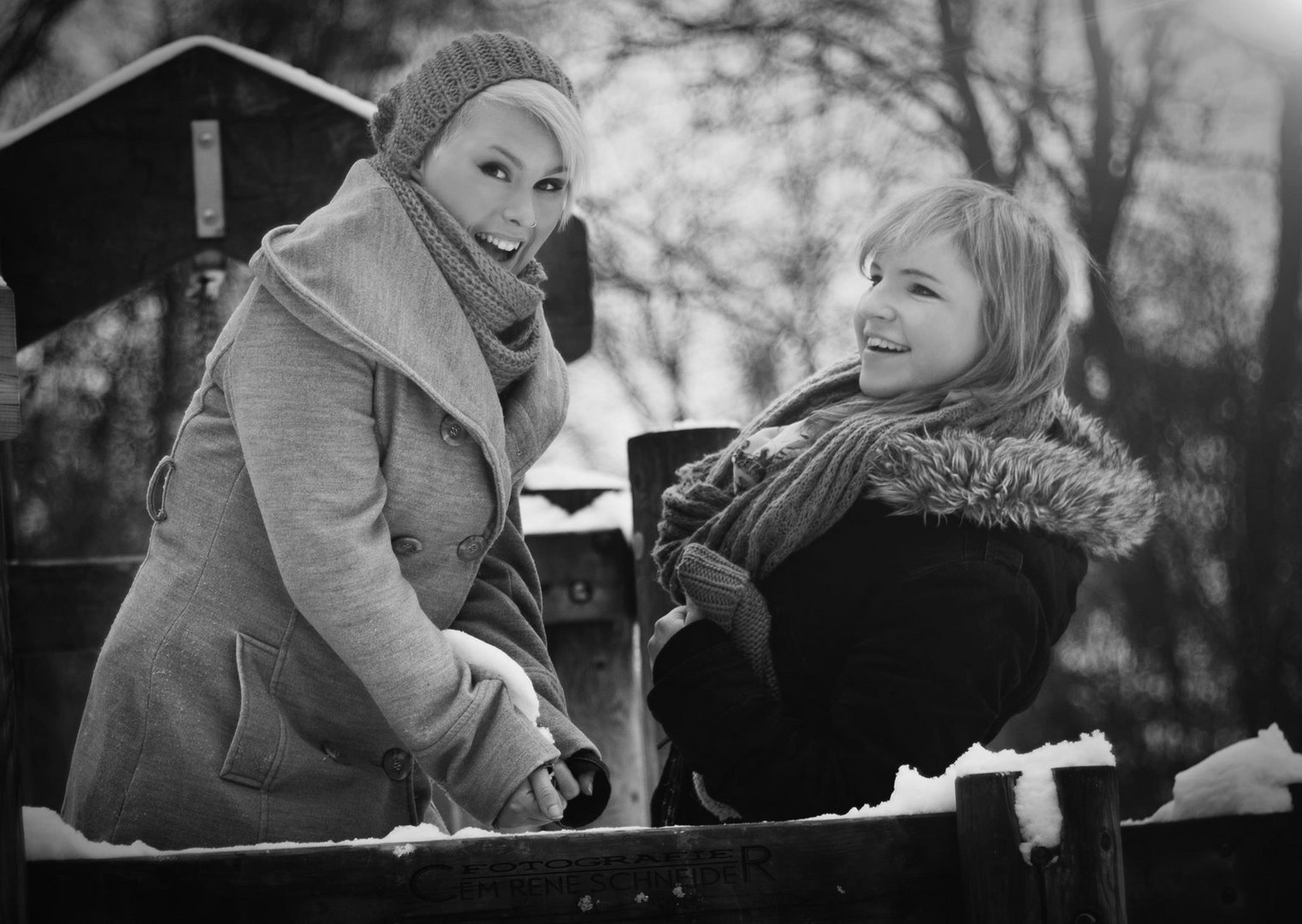 Outdoor-Winter-Shooting mit Katja & Anna