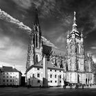 Outside Saint Vitus Cathedral