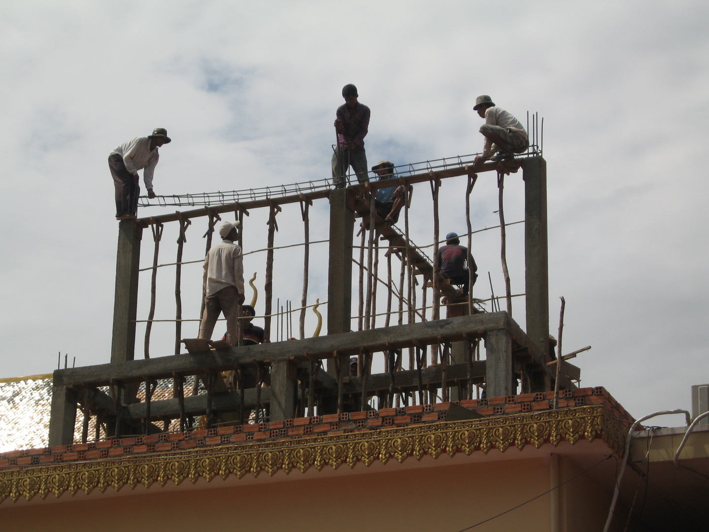 Ouvriers Cambodgiens au travail