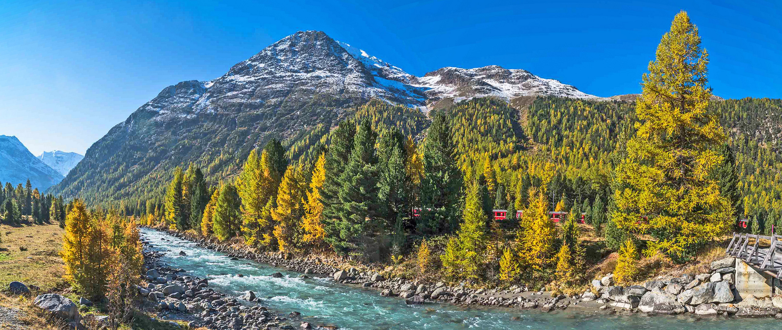 Ova da Bernina im Herbstkleid (Pano)