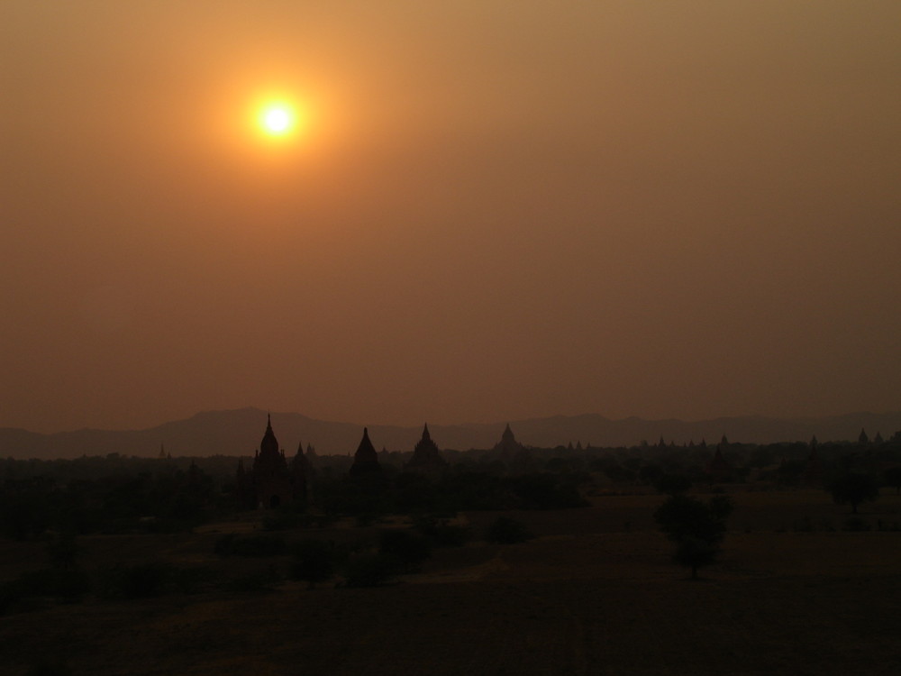 ...over Bagan...