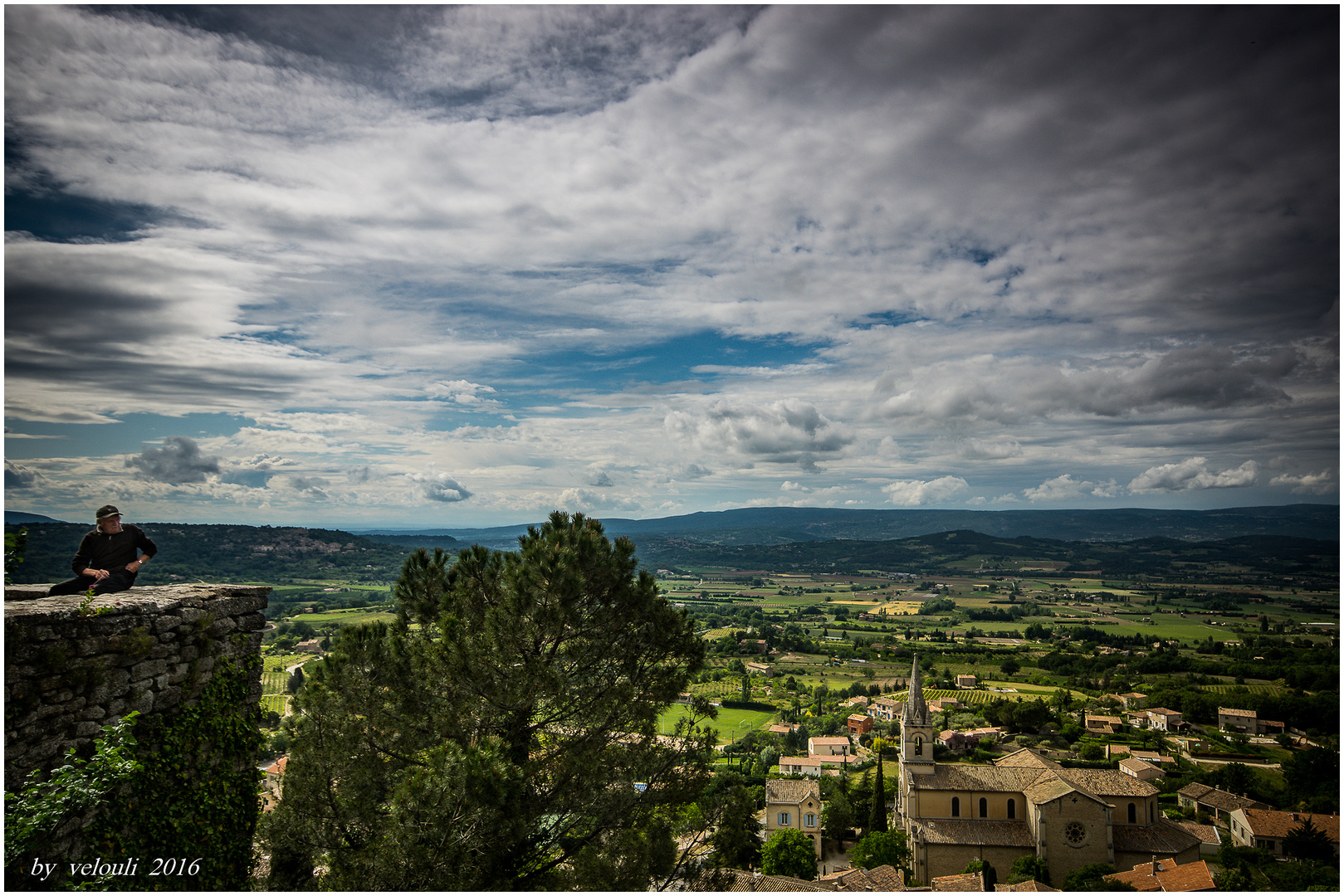 over Bonnieux