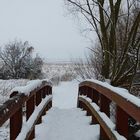 over the bridge and into the snow!