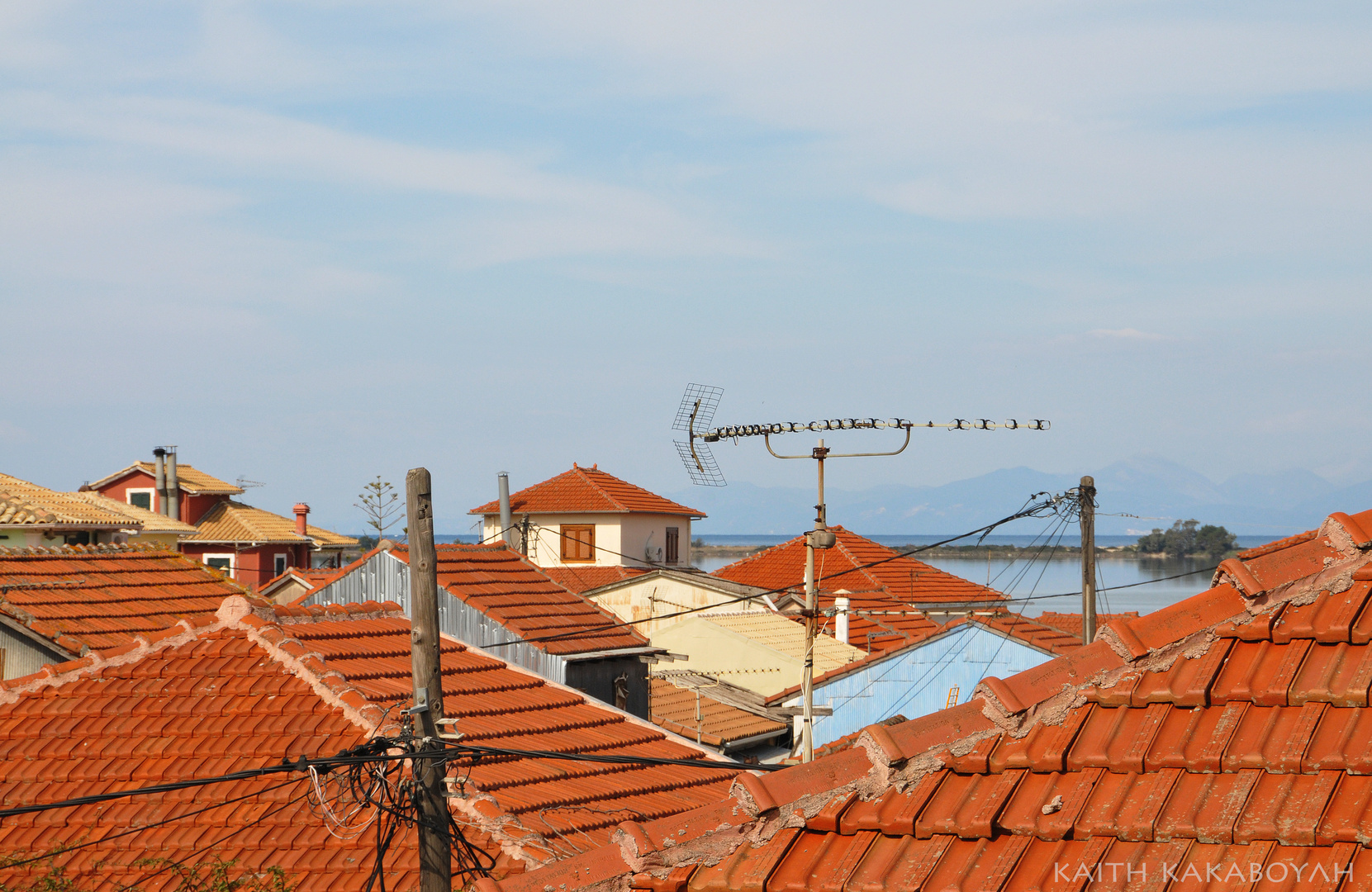 over the color roofs