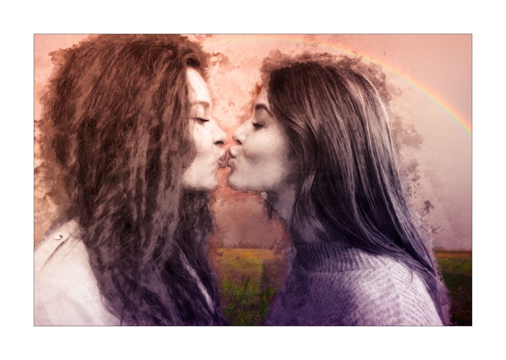 Over the Rainbow Foto & Bild composing, digiart, fantasy Bilder auf