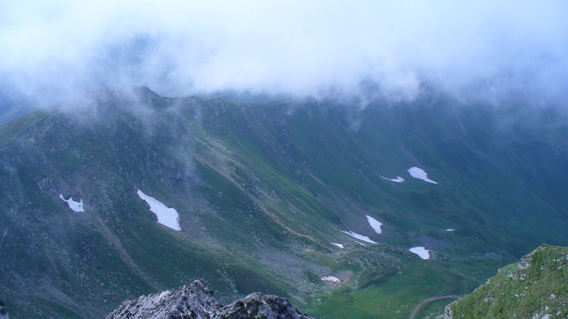 over the ridge and down the valley