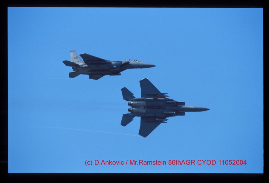Overhead Brake Formation F-15E Strike Eagle