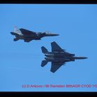 Overhead Brake Formation F-15E Strike Eagle