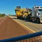 * oversize road train *