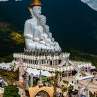 Overview to the temple temple on a glass cliff