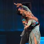 Oxana Lebedev und Ilia Russo bei der Samba (3)