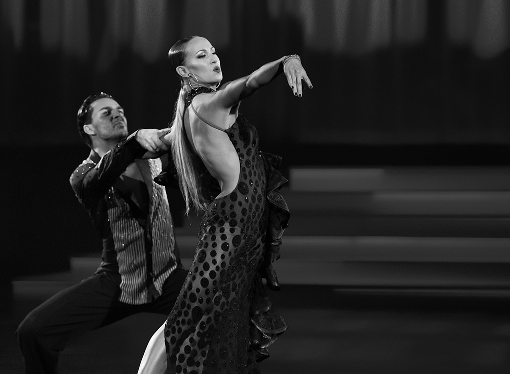 Oxana Lebedev und Ilia Russo "Die Rumba in Schwarz-Weiss" (2)