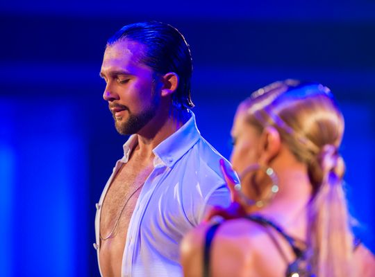 Oxana Lebedew & Pavel Zvychaynyy bei der Rumba