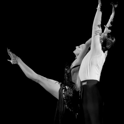 Oxana Lebedew & Pavel Zvychaynyy bei der Rumba