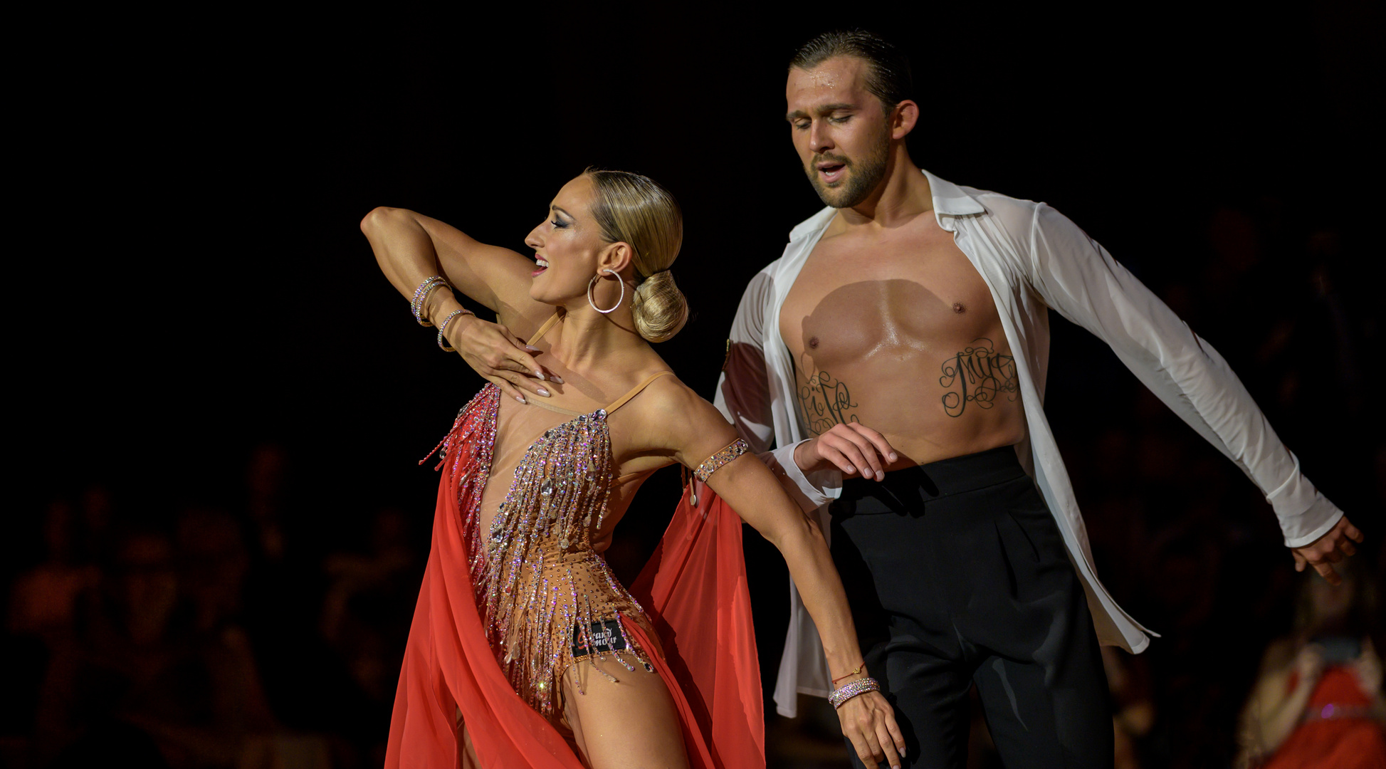 Oxana Lebedew&Pavel Zvychaynyy bei der Rumba