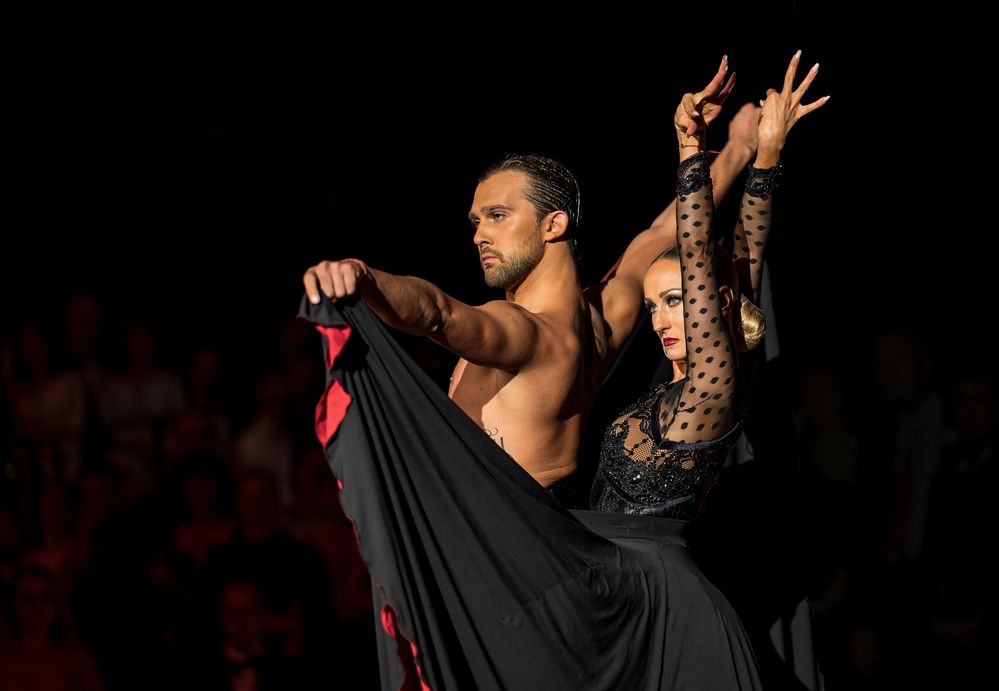 Oxana Lebedew&Pavel Zvychaynyy beim Paso Doble