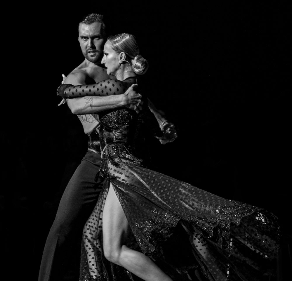 Oxana Lebedew&Pavel Zvychaynyy beim Paso Doble