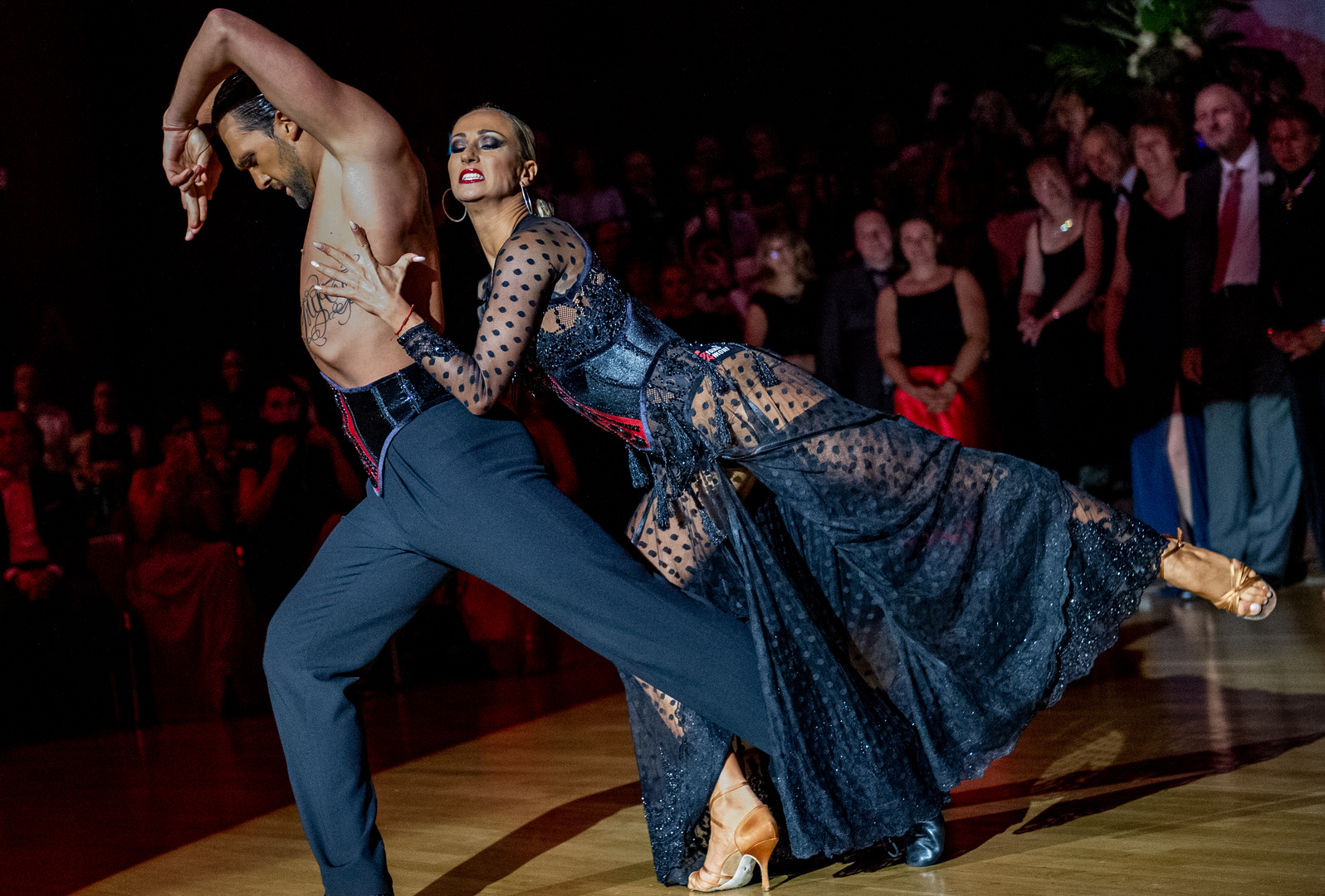 Oxana Lebedew&Pavel Zvychaynyy beim Paso Doble