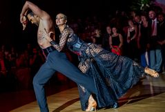 Oxana Lebedew&Pavel Zvychaynyy beim Paso Doble