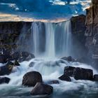 Oxarafoss Waterfall in Island