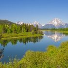 Oxbow Bend mit der Teton Range