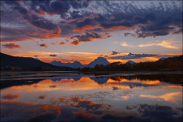 Oxbow Bend Sunset Foto & Bild | north america, united states, national