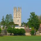 Oxford - Aussicht vom Park Christ Church College auf Oxford