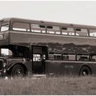 Oxford-Doppeldecker auf der Schwäbischen Alb