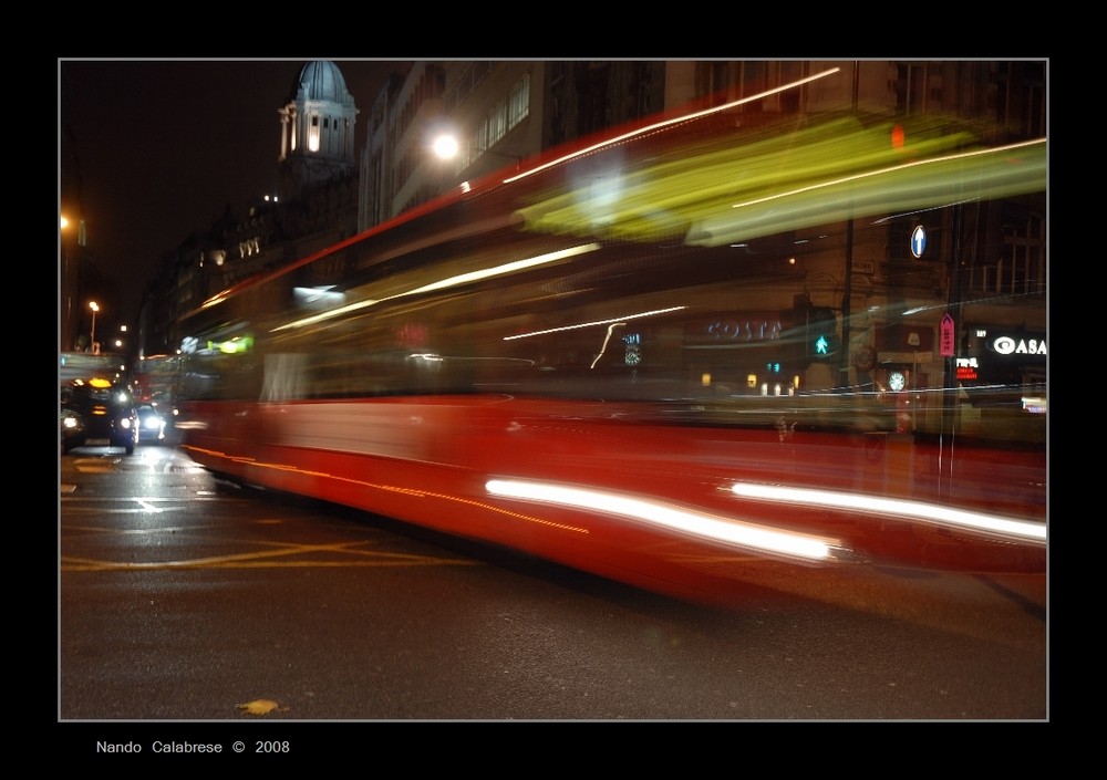 Oxford Street by night