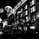 Oxford Street in London at Christmas Time