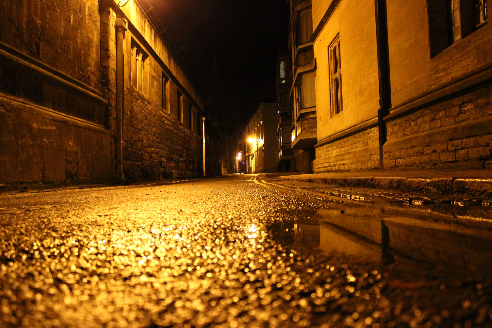 Oxford´s Straßen bei Nacht