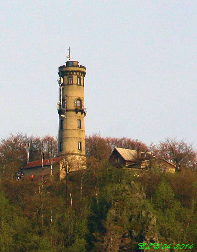 Oybin Hain - Hochwaldturm mit Baude