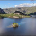Oyne Camping am Fyresvatn(Telemark), Norwegen-Camperreise 2019