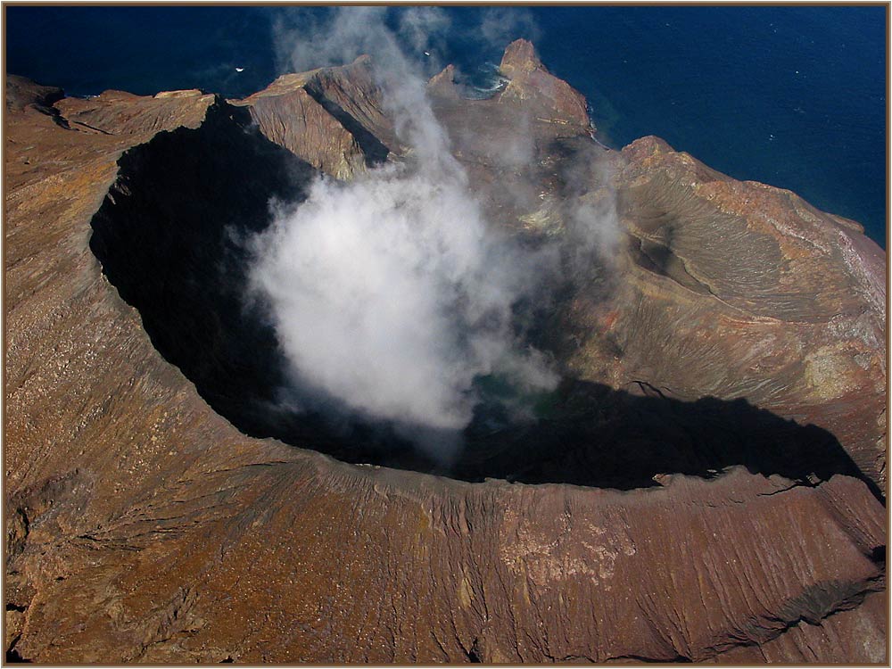 Ozeanien, Neuseeland, Vulkan "White Island"