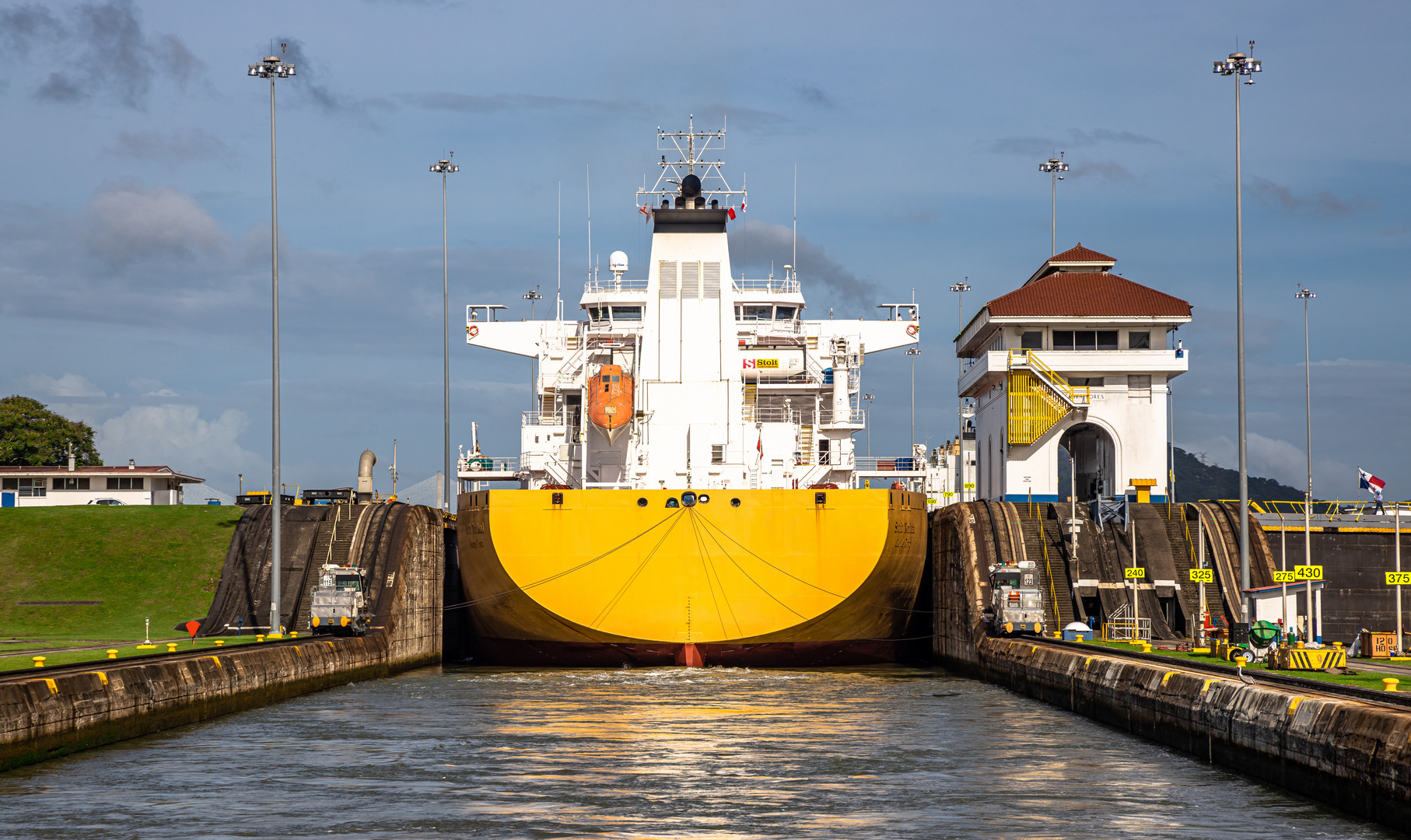 ozeanische Wasserstrasse - Panamakanal