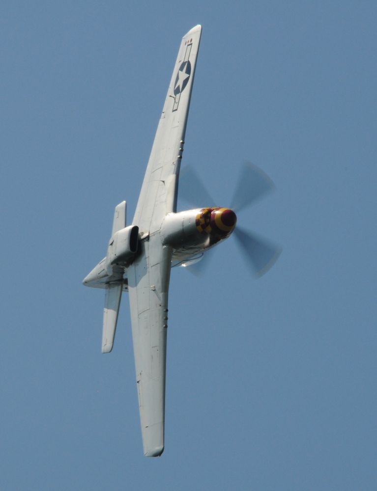 P51 Mustang auf der Hahnweide