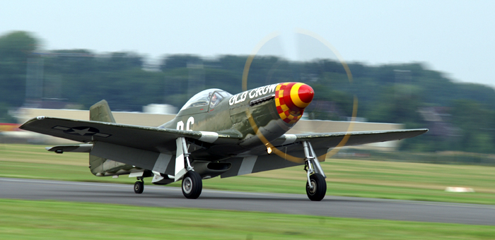 P51 Mustang beim Start