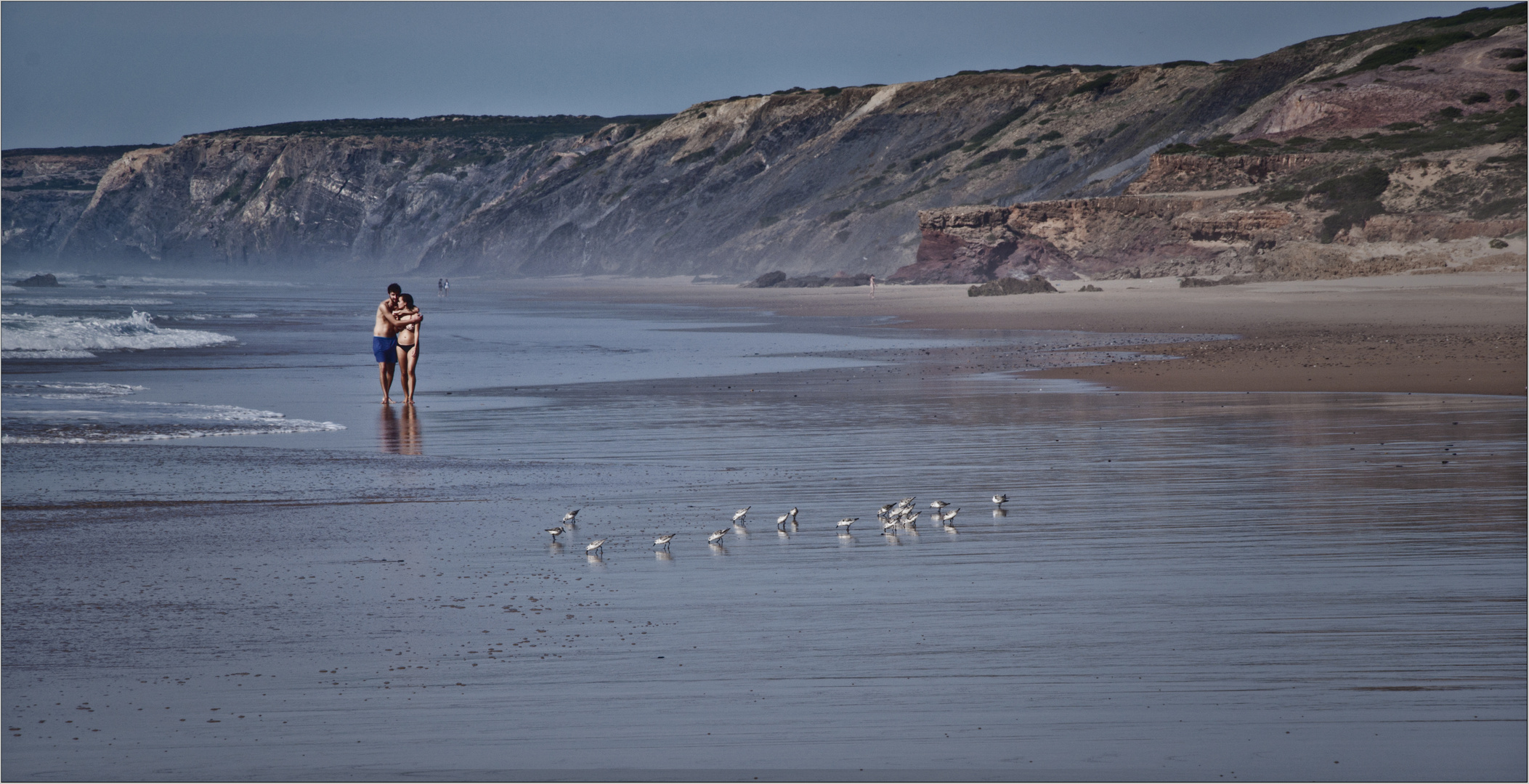 Paar am Strand