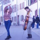 Paar mit Cello Martinsgasse Basel
