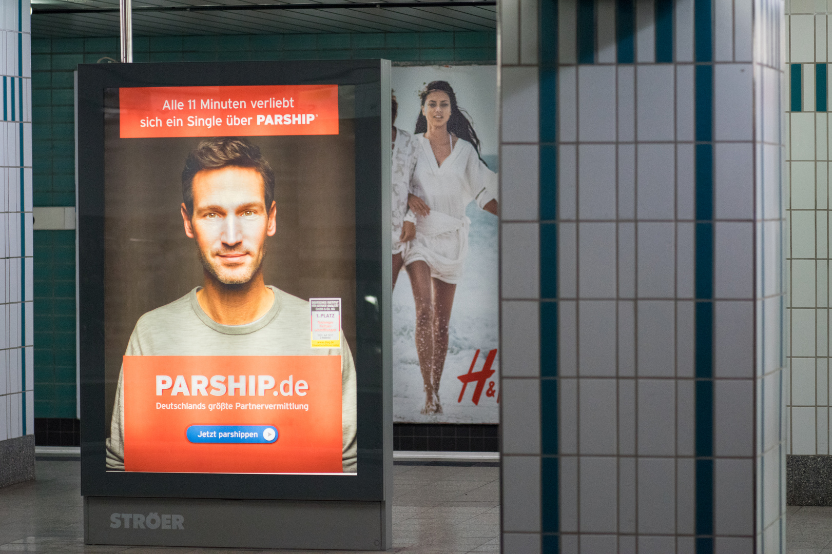 Parship werbung plakat