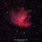 Pac-Man-Nebel NGC 281 im Sternbild Cassiopeia