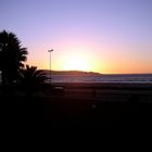 Pacific-Coast-Sunset an der PanAmericana in Coquimbo/Chile