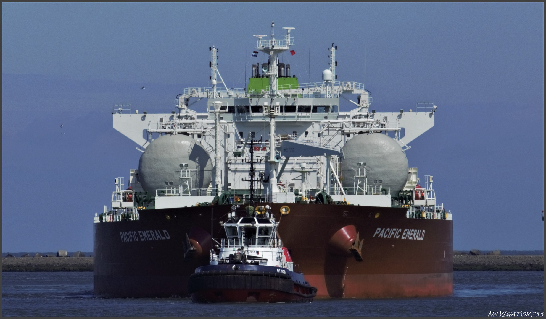 " PACIFIC EMERALD " Crude Oil Tanker, Rotterdam