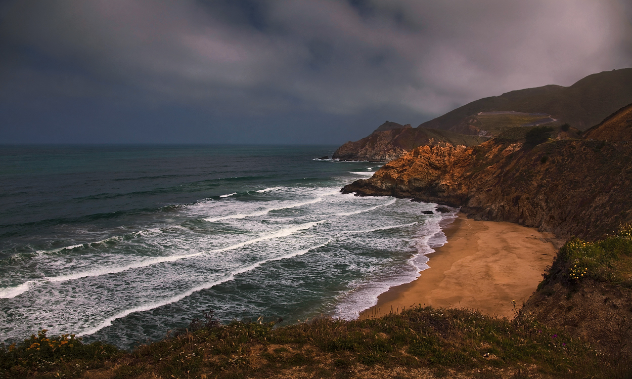 Pacific Ocean off the coast of America