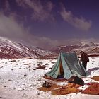 Pack back in the tent and raise our sleeping bags at the Labatama plateau