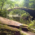 Pack Horse Bridge over River Goyt, Near Marple Lakes