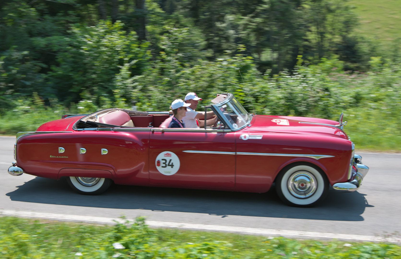 Packard in  voller Fahrt