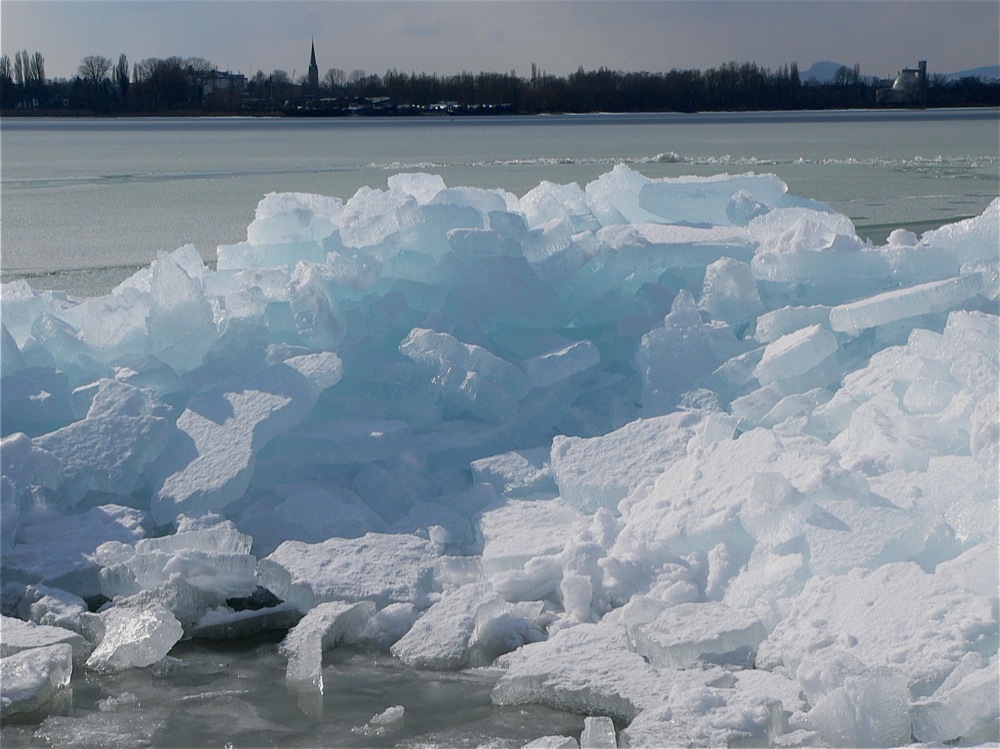 Packeis am Bodensee