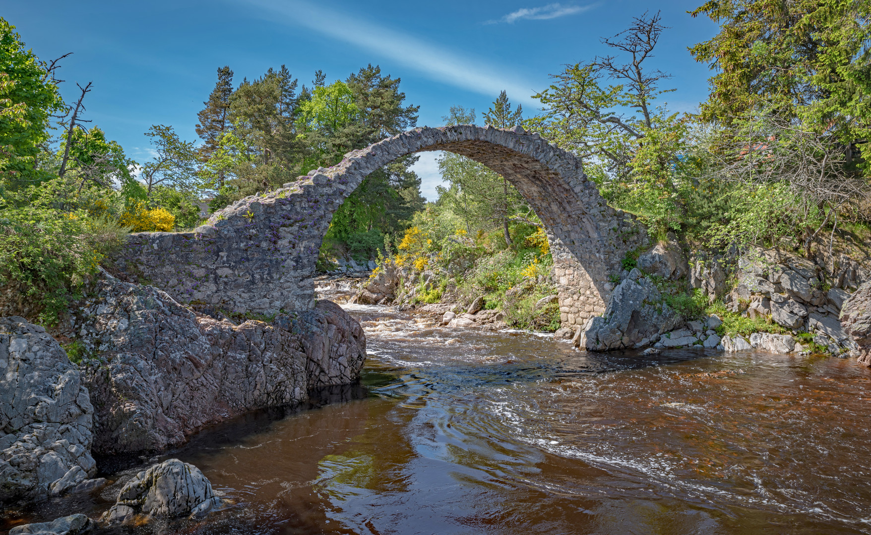 Packhorse Bridge in Carrbridge